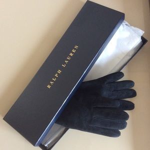 Ralph Lauren suede gloves